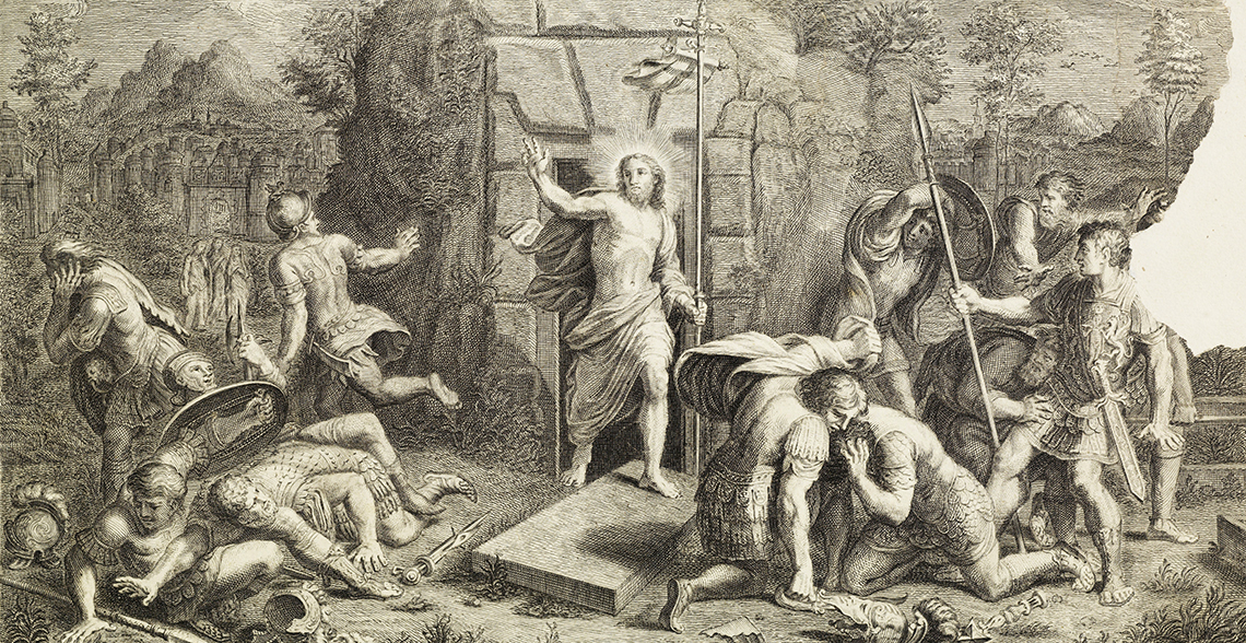 Zmartwychwstanie, autor wzoru: Raffaello Sanzio, rytownik: Miguel de Sorello