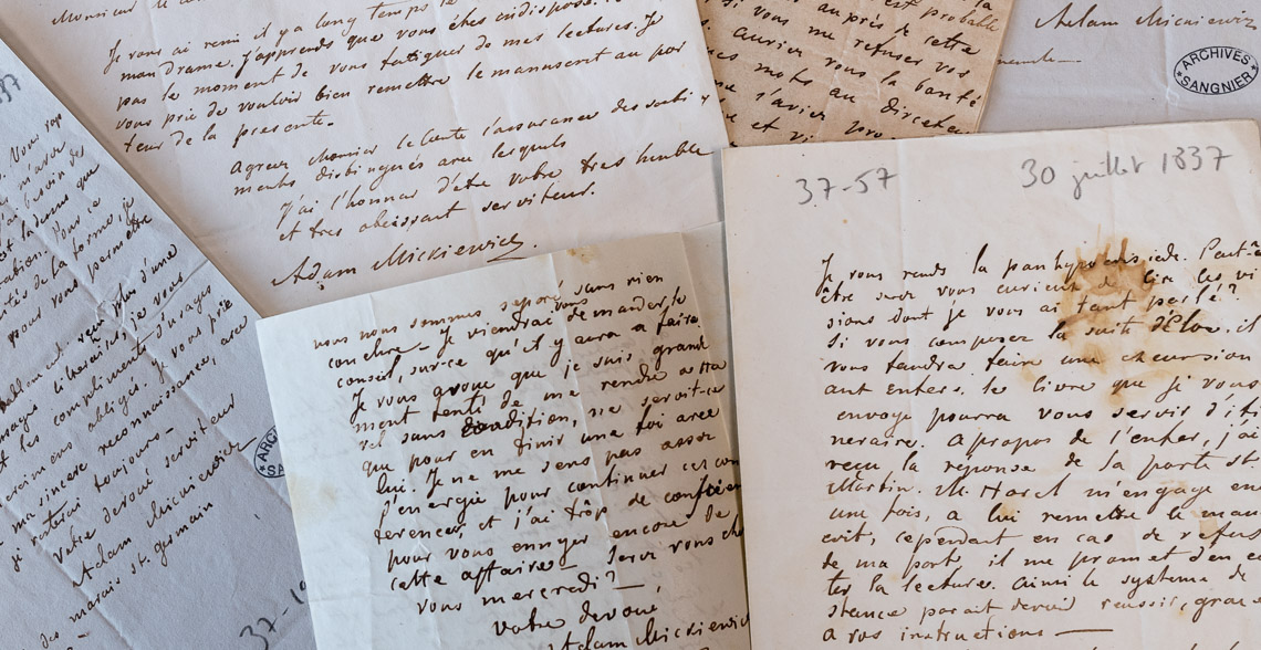 Sześć listów Adama Mickiewicza do Alfreda de Vigny w Bibliotece Narodowej