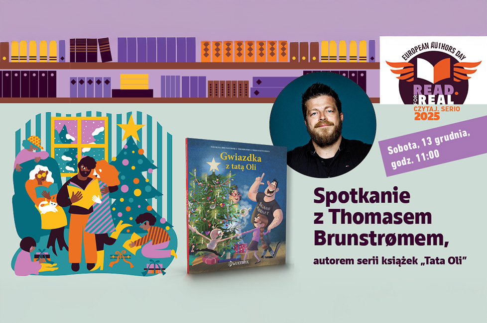 Spotkanie z Thomasem Brunstrømem w Bibliotece Narodowej – zapraszamy! #ReadforReal #Czytaj.Serio!