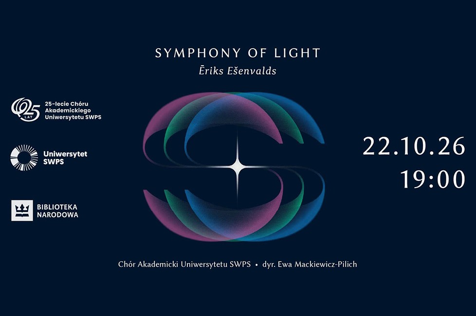 „Symphony of Light” – koncert Chóru Akademickiego Uniwersytetu SWPS w&nbsp;Pałacu Rzeczypospolitej
